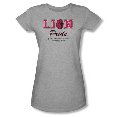 Friday Night Lights Shirt Juniors Lion Pride Athletic Heather T-Shirt