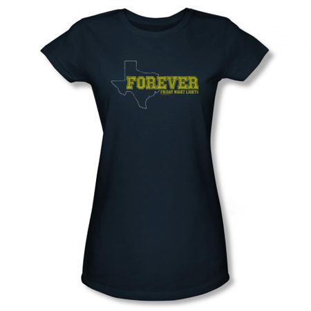 Friday Night Lights Shirt Juniors Texas Forever Navy T-Shirt