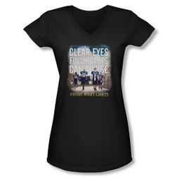 Friday Night Lights Shirt Juniors V Neck Can't Lose Black T-Shirt