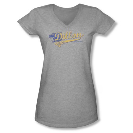 Friday Night Lights Shirt Juniors V Neck Dillon Football Athletic Heather T-Shirt