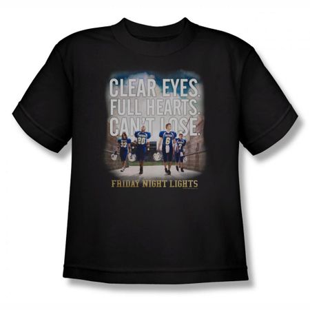 Friday Night Lights Shirt Kids Can't Lose Black T-Shirt