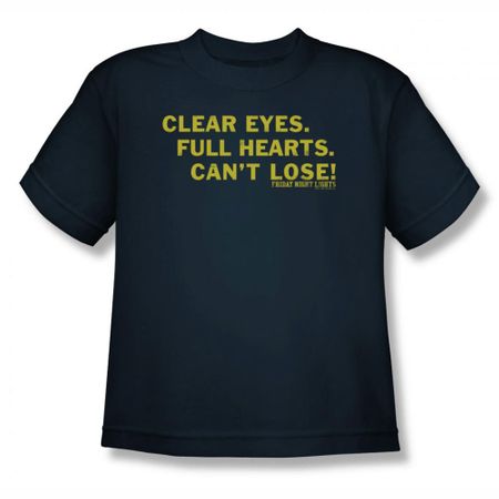Friday Night Lights Shirt Kids Clear Eyes Navy T-Shirt