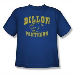 Friday Night Lights Shirt Kids Dillon Panthers Royal Blue T-Shirt