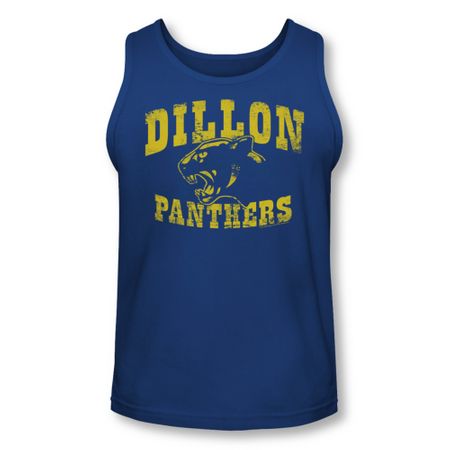 Friday Night Lights Shirt Tank Top Dillon Panthers Royal Blue Tanktop
