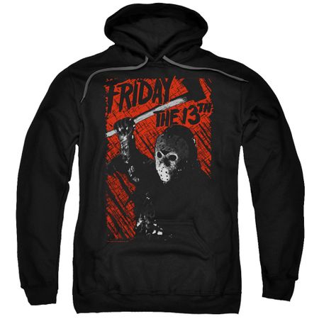 Friday the 13th Hoodie Jason Lives Black Sweatshirt Hoody