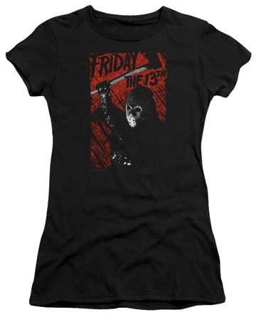 Friday the 13th Juniors Shirt Jason Lives Black T-Shirt