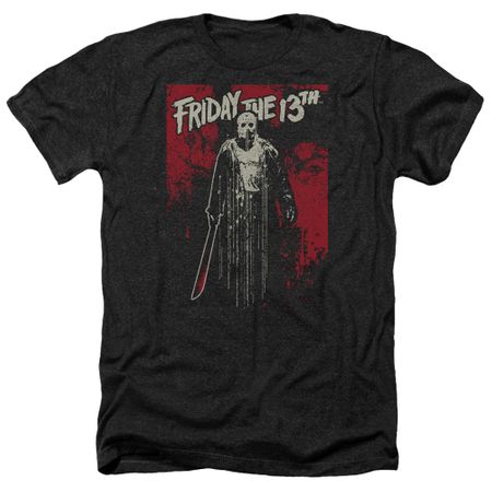 Friday the 13th Shirt Death Curse Heather Black T-Shirt