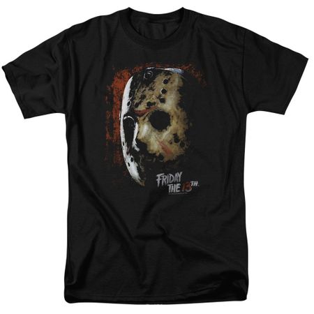 Friday the 13th Shirt Jason Voorhees Mask Black T-Shirt
