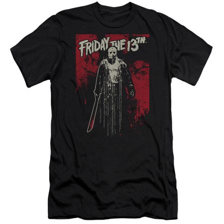 Friday the 13th Slim Fit Shirt Death Curse Black T-Shirt