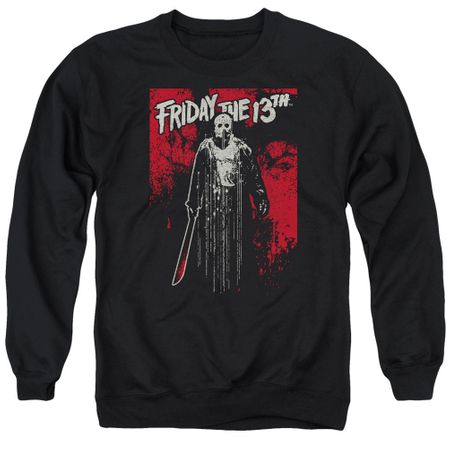 Friday the 13th Sweatshirt Death Curse Adult Black Sweat Shirt