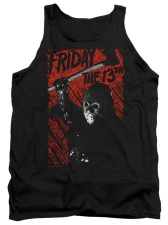 Friday the 13th Tank Top Jason Lives Black Tanktop