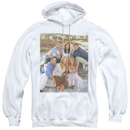 Friends "Life's a Beach" Adult Hoodie Sweatshirt