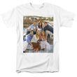 Friends "Life's a Beach" TV Show Adult T-shirt - White