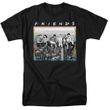 Friends TV Show Lunch Break Adult T-shirt - Black