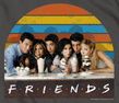 Friends TV Show "Soda Fountain" Adult T-shirt - Charcoal Gray