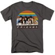 Friends TV Show "Soda Fountain" Adult T-shirt - Charcoal Gray