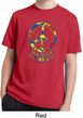 Funky Peace Kids Moisture Wicking Tee T-Shirt