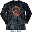 Funky Peace Long Sleeve Tie Dye Shirt