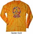 Funky Peace Long Sleeve Tie Dye Shirt