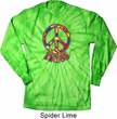 Funky Peace Long Sleeve Tie Dye Shirt