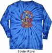 Funky Peace Long Sleeve Tie Dye Shirt