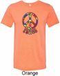 Funky Peace Mens Tri Blend Crewneck Shirt