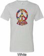 Funky Peace Mens Tri Blend Crewneck Shirt