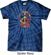 Funky Peace Spider Tie Dye Shirt