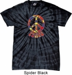 Funky Peace Spider Tie Dye Shirt