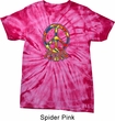 Funky Peace Spider Tie Dye Shirt