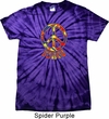 Funky Peace Spider Tie Dye Shirt