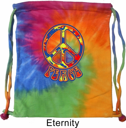 Funky Peace Tie Dye Bag
