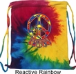 Funky Peace Tie Dye Bag