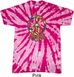 Funky Peace Twist Tie Dye Tee T-shirt