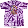 Funky Peace Twist Tie Dye Tee T-shirt