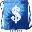 Funny Bag Distressed Dollar Sign Tie Dye Bag
