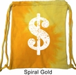 Funny Bag Distressed Dollar Sign Tie Dye Bag
