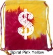 Funny Bag Distressed Dollar Sign Tie Dye Bag