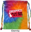 Funny Bag Dropped On My Head Tie Dye Bag