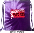 Funny Bag Dropped On My Head Tie Dye Bag