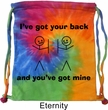 Funny Bag I've Got Your Back Tie Dye Bag
