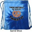 Funny Bag Thirsty Pretzels Tie Dye Bag