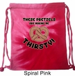 Funny Bag Thirsty Pretzels Tie Dye Bag
