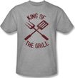 Funny Barbeque BBQ T-shirt - King of the Grill