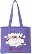 Funny Bowling "OH" Pastel Carrying Bag - Front & Back Print