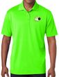 Funny Bowling "OH" Polo Shirts - Front & Back - Neon Green