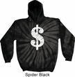 Funny Hoodie Distressed Dollar Sign Tie Dye Hoody