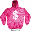 Funny Hoodie Distressed Dollar Sign Tie Dye Hoody