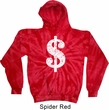 Funny Hoodie Distressed Dollar Sign Tie Dye Hoody