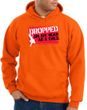 Funny Hoodie - Dropped On My Head As A Child Adult Orange Hoody